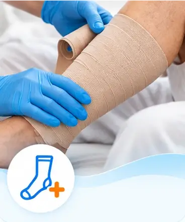 Compressietherapie aan huis in De Klinge door EBS Thuisverpleging